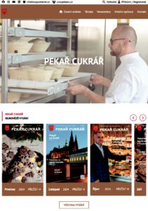 Nová webová aplikace „Pekař a Cukrář“ Nový partner v pekárenském a cukrářském byznysu